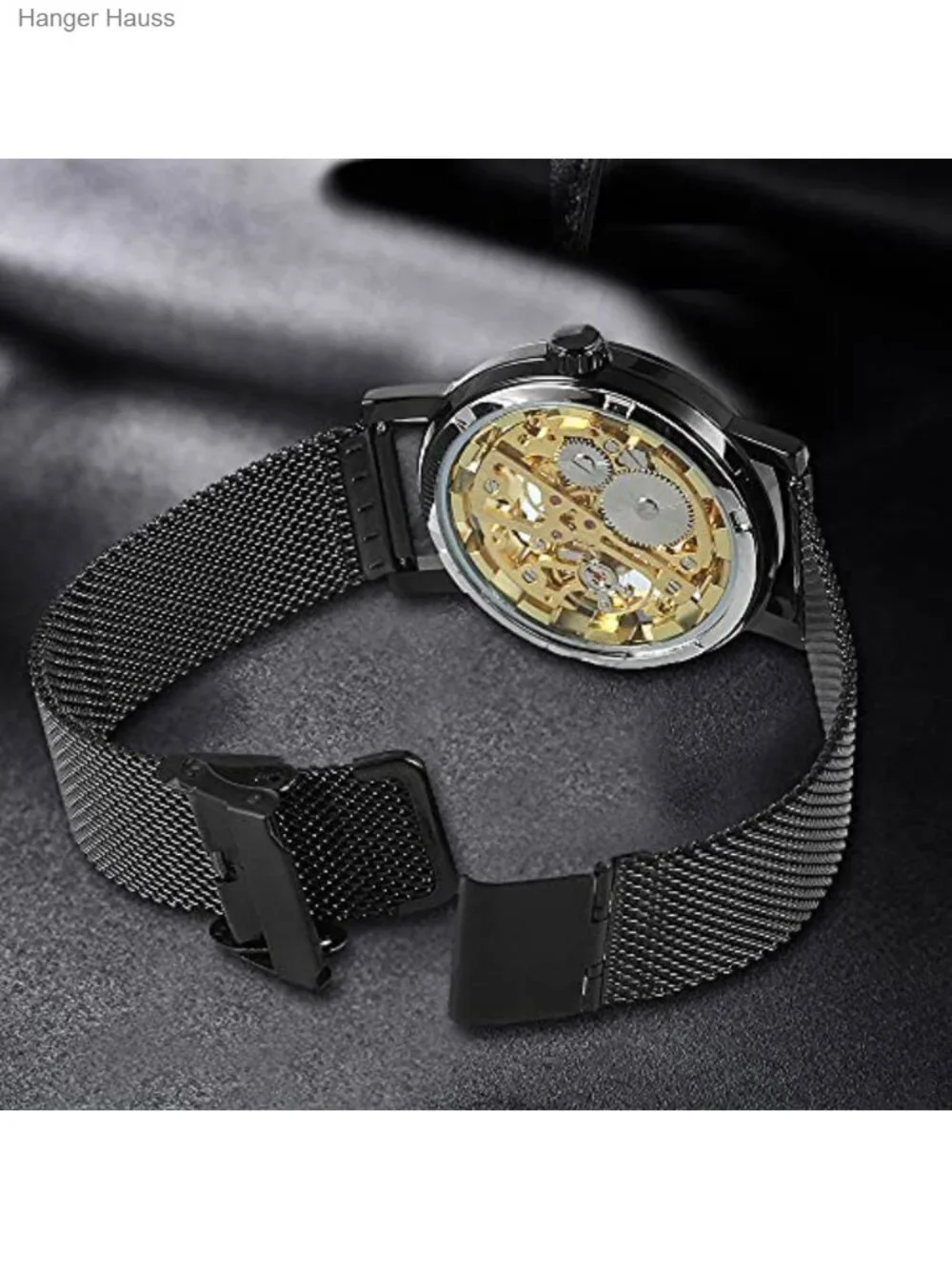 Men's Mechanical Skeleton Watch, Fashion Sports Business Casual Waterproof